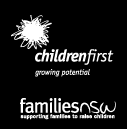 Children First and Families NSW logos